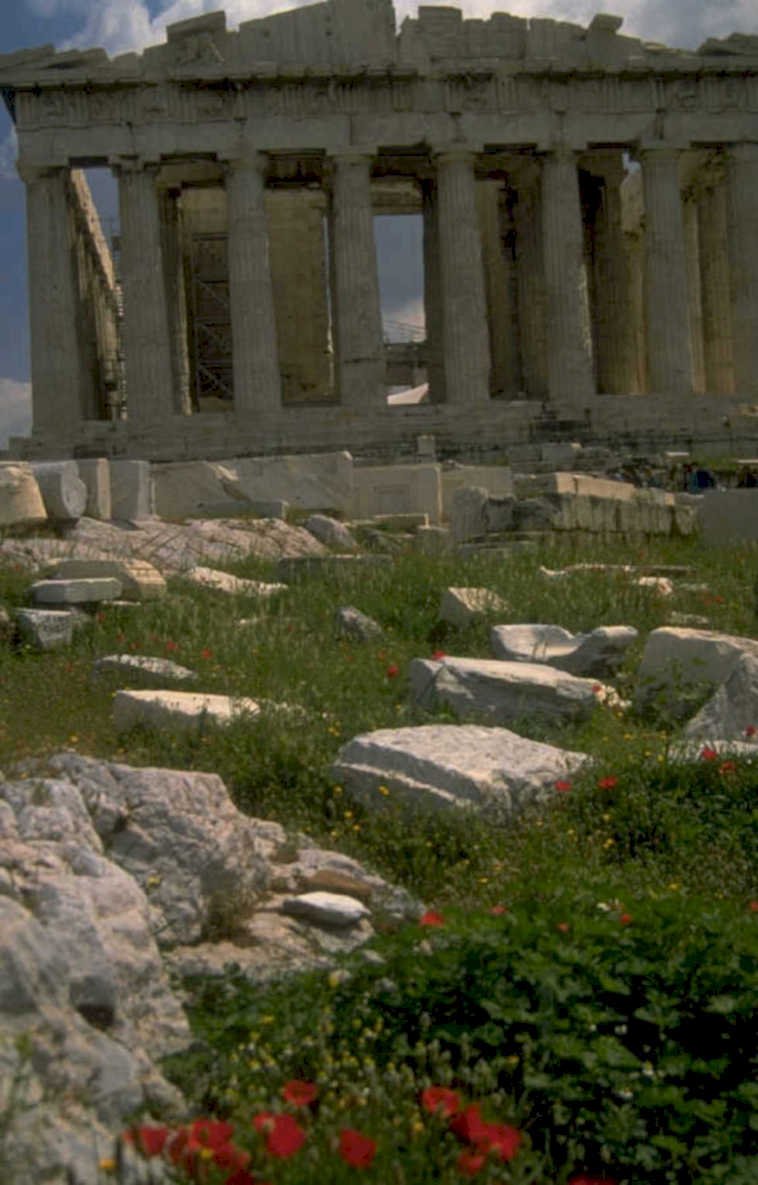 parthenon ruins athens 3 1980s 1990s A4 Photo Print