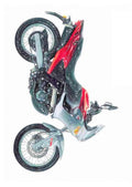 pastel Aprilia 650 Pegaso 2001 A4 Photo Print