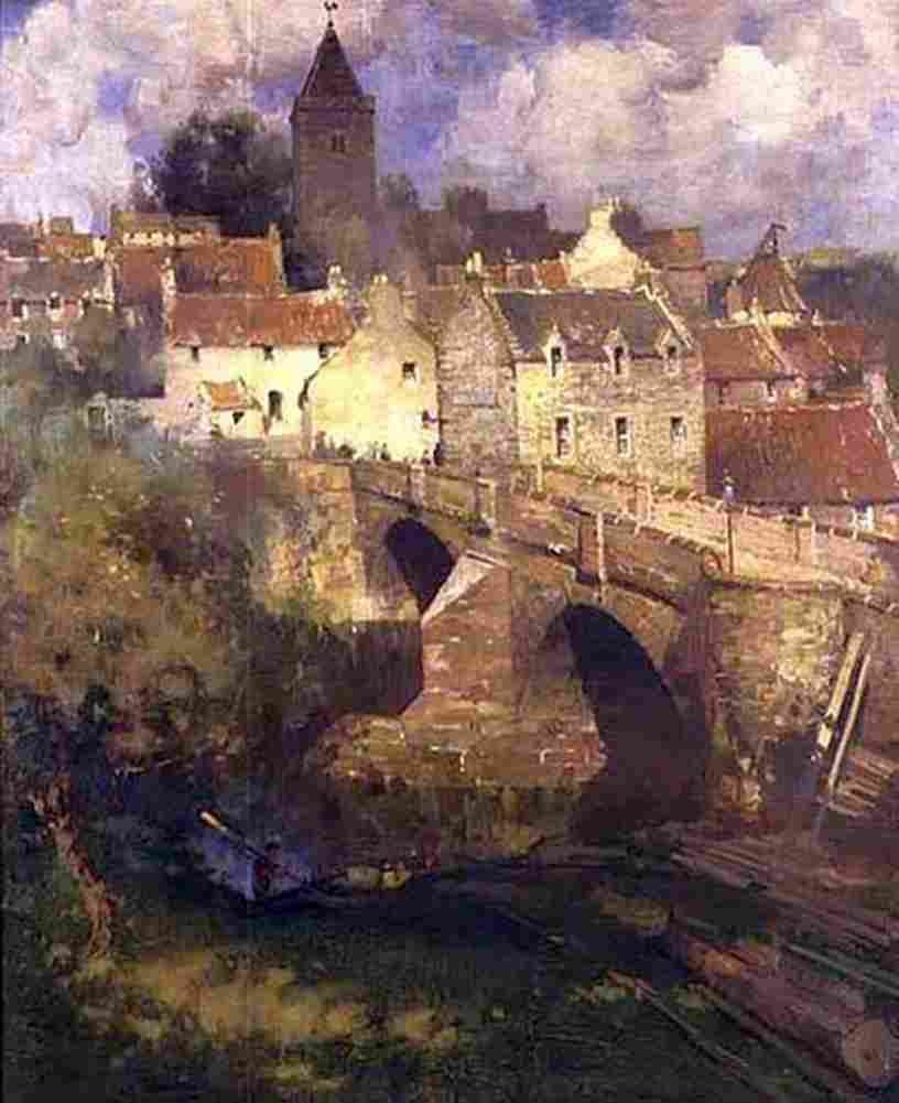 paterson A Village In East Linton Art A4 Photo Print