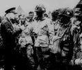 patton normandy soldiers Vintage world war A4 Photo Print