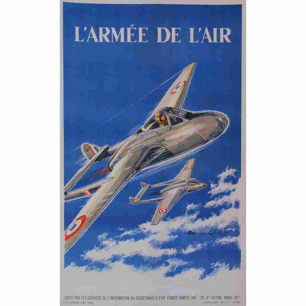 paul lengelle l armee de l air vers 1950 7 Advert A4 Photo Print