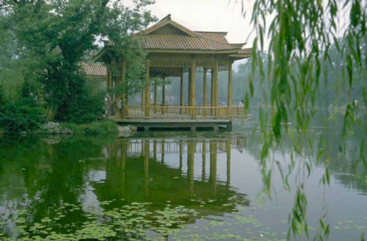 pavilion lake willow 1980s 1990s A4 Photo Print