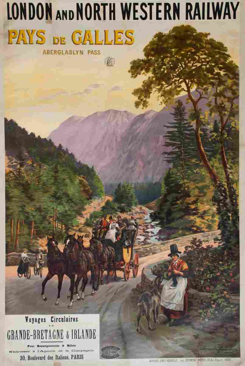pays de galles clement aunston 1900 4 Advert A4 Photo Print