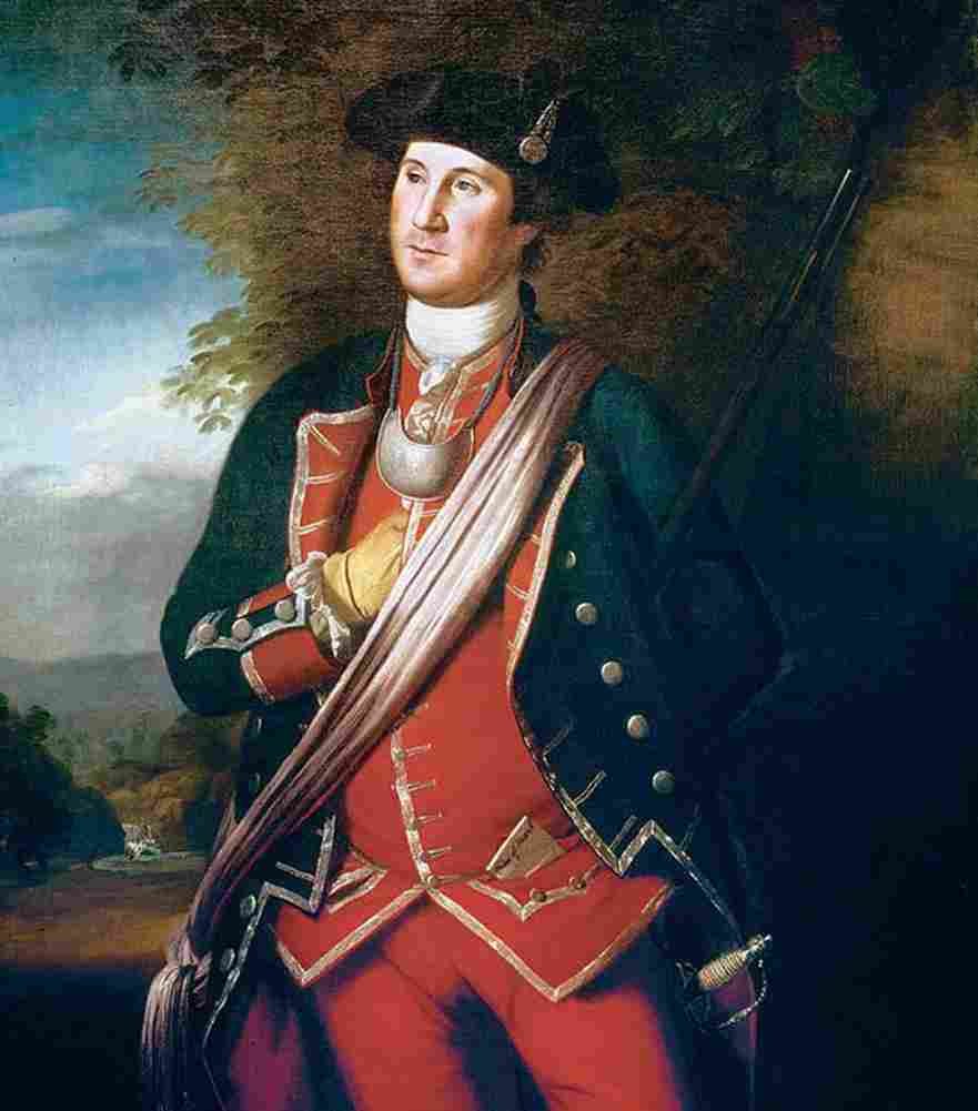 pea George Washington Art A4 Photo Print