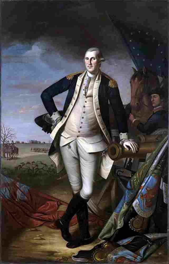 pea George Washington at the Battle of Princeton Art A4 Photo Print