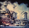 pearl harbor arizona Vintage world war A4 Photo Print