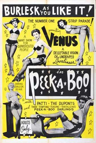 peek a boo 1953  01 film star poster A4 Photo Print
