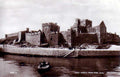 peel castle pierVintage 1880s 1900s A4 Photo Print