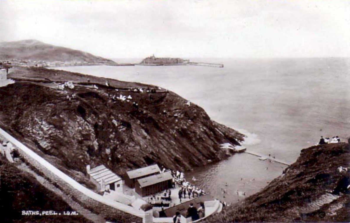 peel isle manVintage 1880s 1900s A4 Photo Print
