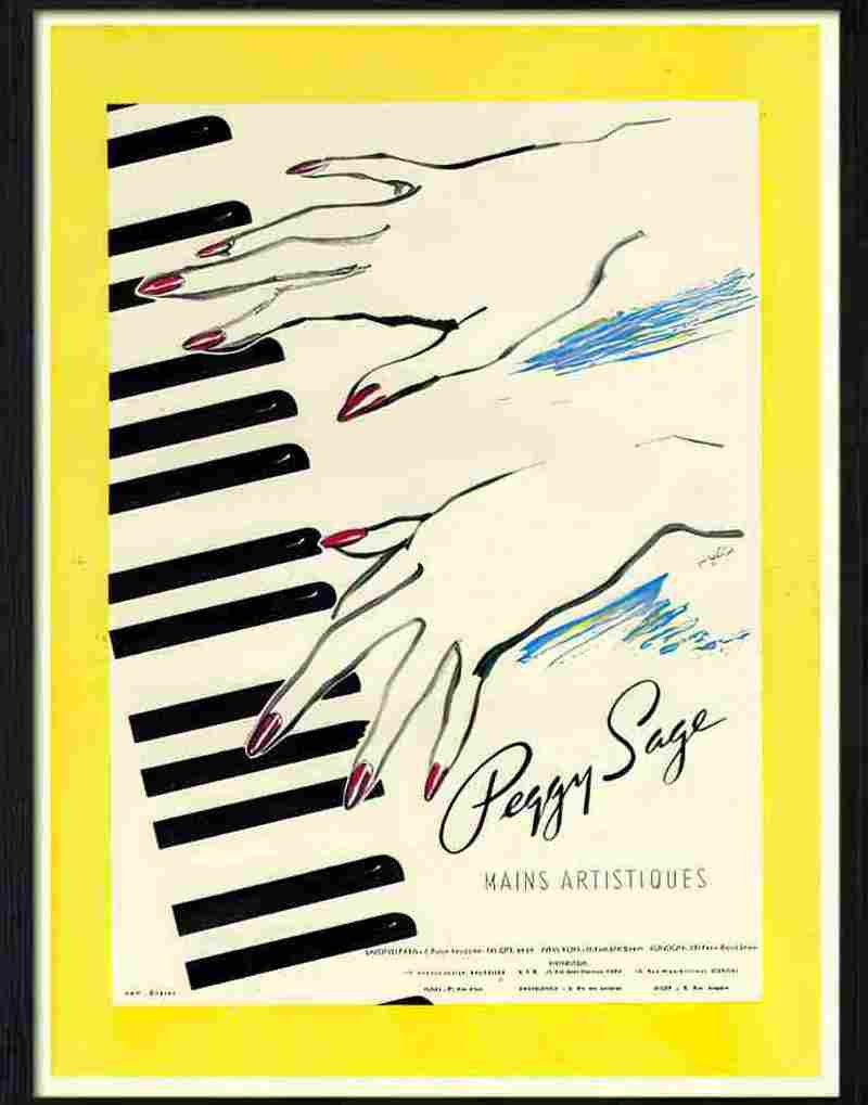 peggy sage nail polish Advert A4 Photo Print