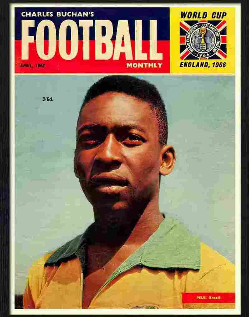 pele football world cup april 1966 Advert A4 Photo Print