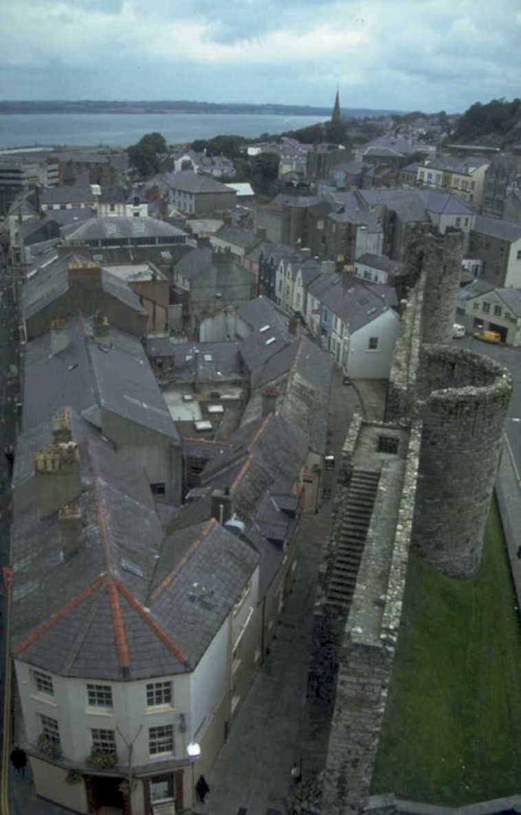 pembroke castle walls 1980s 1990s A4 Photo Print