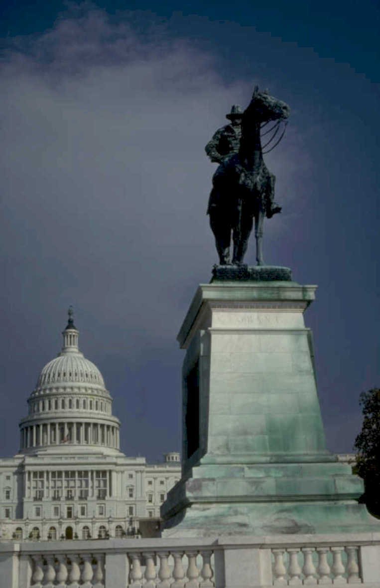 pendleton statue dc 1980s 1990s A4 Photo Print