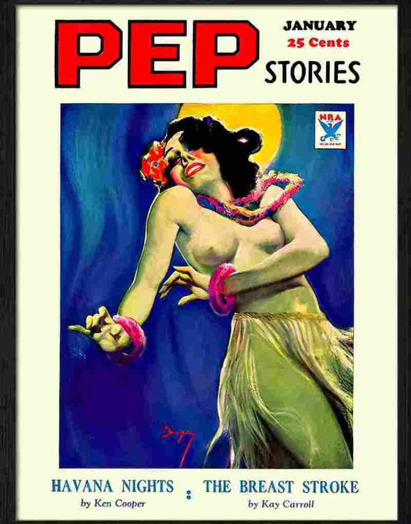 pep stories glamour magazine cover Advert A4 Photo Print