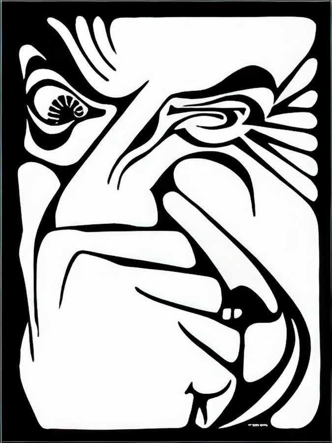 perfume mc escher 1921 A4 Photo Print
