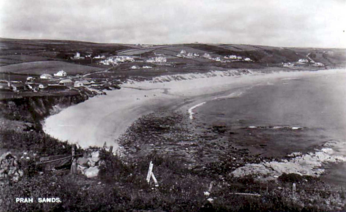 perr sands beachVintage 1880s 1900s A4 Photo Print