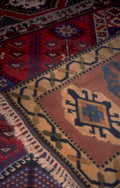 persian carpet redblue 1980s 1990s A4 Photo Print