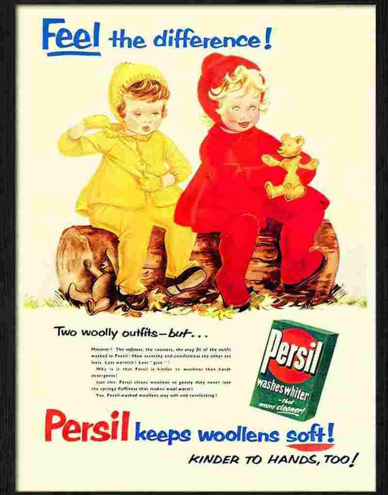 persil 1950s Advert A4 Photo Print