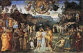 perugino baptism of christ sistine chapel Art A4 Photo Print