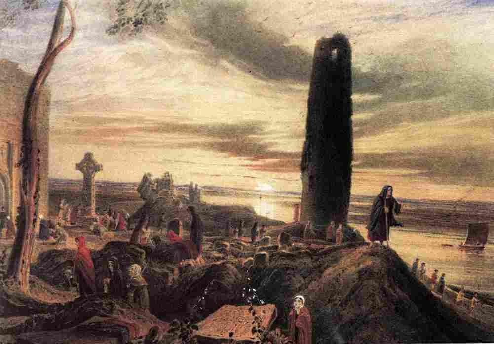 pet The Last Circuit of Pilgrims at Clonmacnmoise Art A4 Photo Print