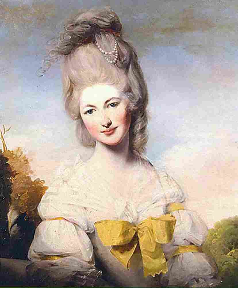 peters Portrait of Lady Elizabeth Compton Art A4 Photo Print