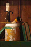 peto candlestick pipe and tobacco box Art A4 Photo Print
