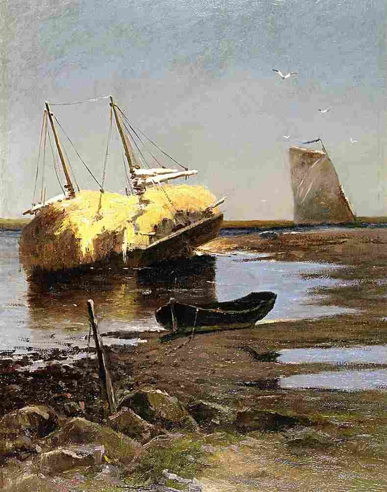 peto gathering salt hay Art A4 Photo Print