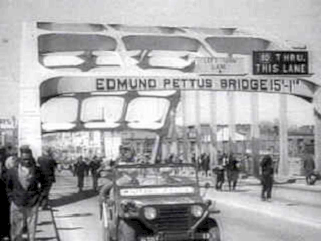 pettus bridge selma1980s 1990s A4 Photo Print