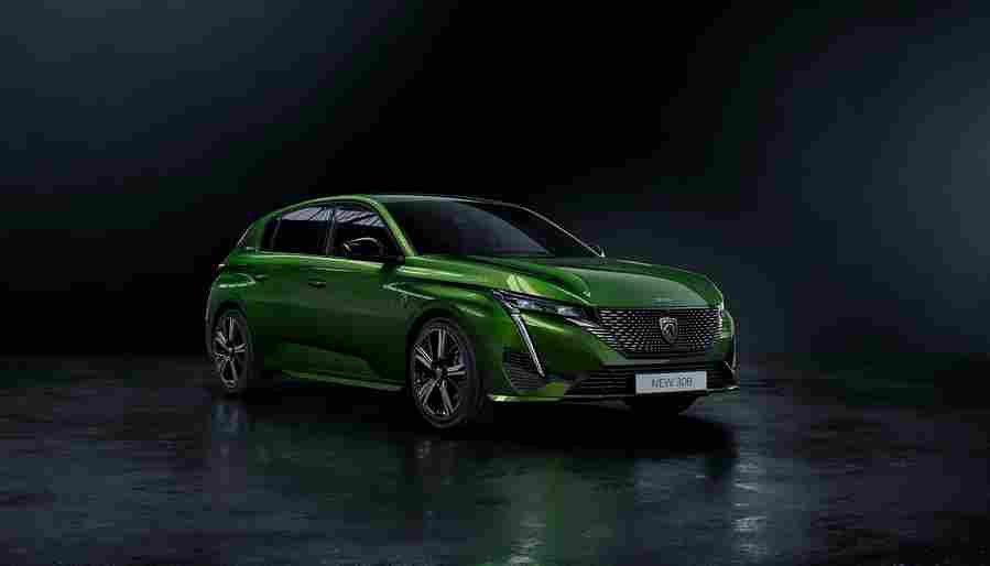 peugeot 308 2021 7049 28 Car A4 Photo Print