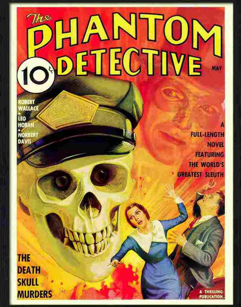 phantom detective may 1936 Advert A4 Photo Print