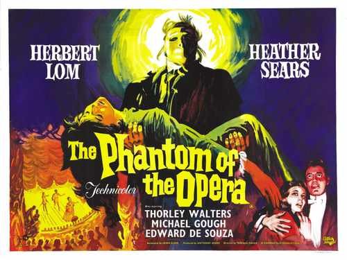 phantom of opera 1962  04 film star poster A4 Photo Print