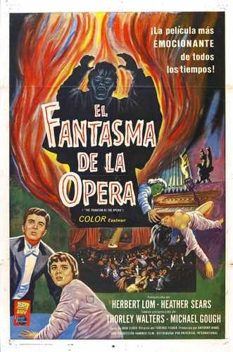 phantom of opera 1962  05 film star poster A4 Photo Print
