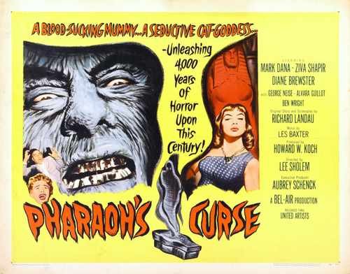 pharaohs curse  02 film star poster A4 Photo Print