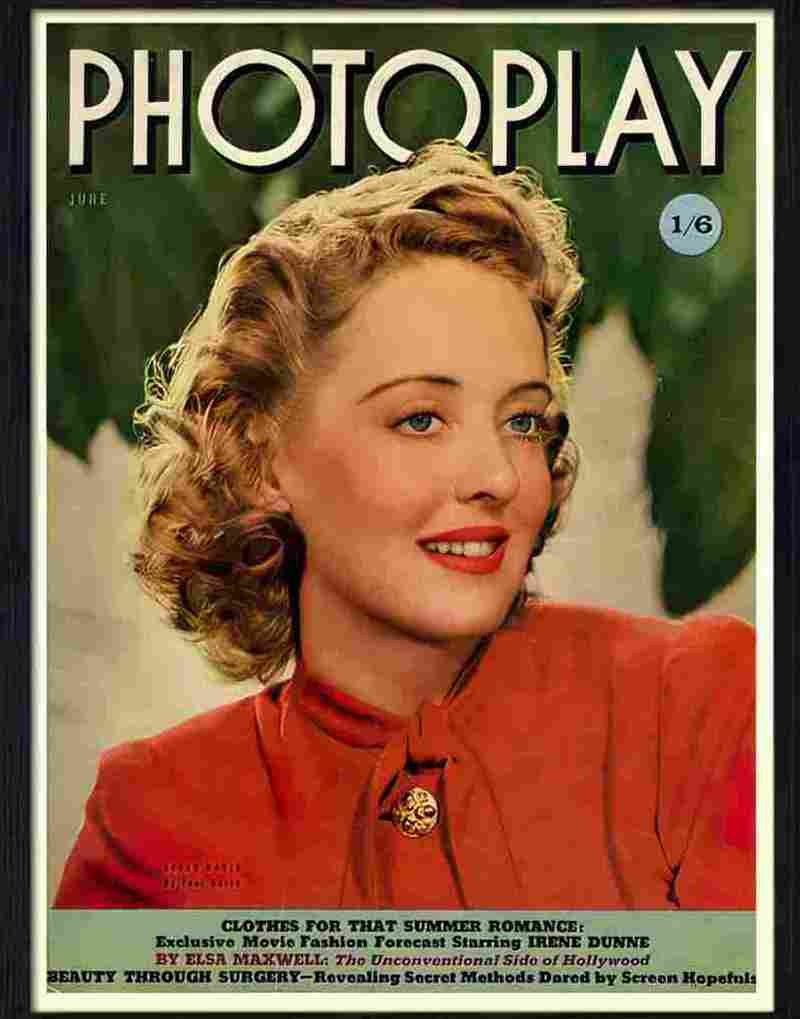 photoplay bette davis 1939 2 Advert A4 Photo Print