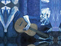 picasso the old guitarist plus USE A4 Photo Print