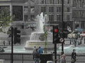 piccadilly circus fountain1980s 1990s A4 Photo Print