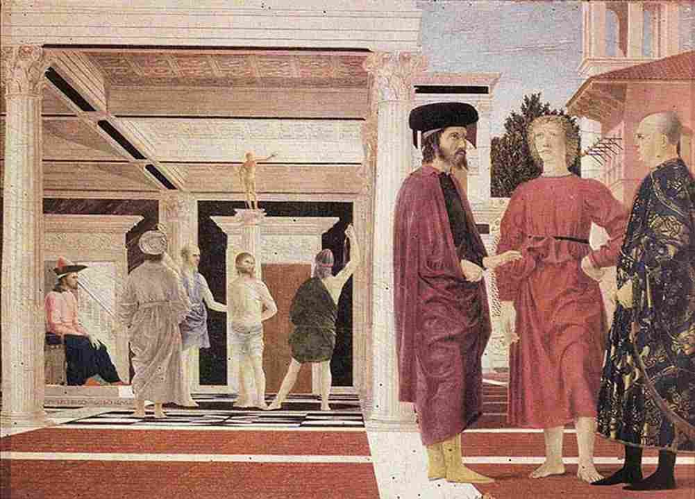 pier Flagellation Piero Art A4 Photo Print