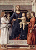 pier Madonna and Child Attended by Angels Art A4 Photo Print