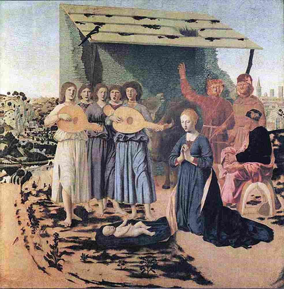 pier Nativity piero Art A4 Photo Print