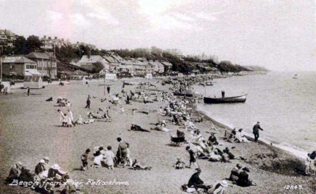 pier feltham beachVintage 1880s 1900s A4 Photo Print