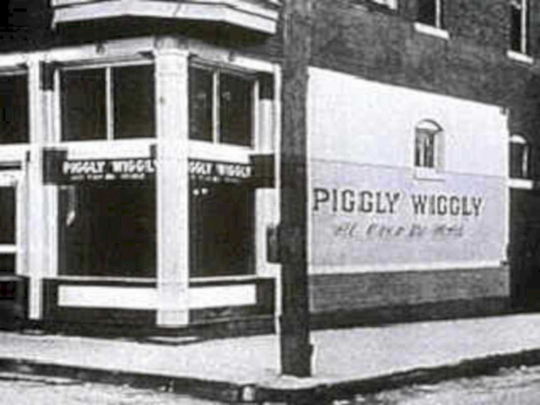 piggly wiggly store1980s 1990s A4 Photo Print