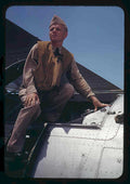 pilot aircraft wing Vintage world war A4 Photo Print