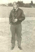 pilot field smoking Vintage world war A4 Photo Print