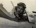pilot flight jet Vintage world war A4 Photo Print