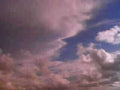 pink clouds sunset1980s 1990s A4 Photo Print
