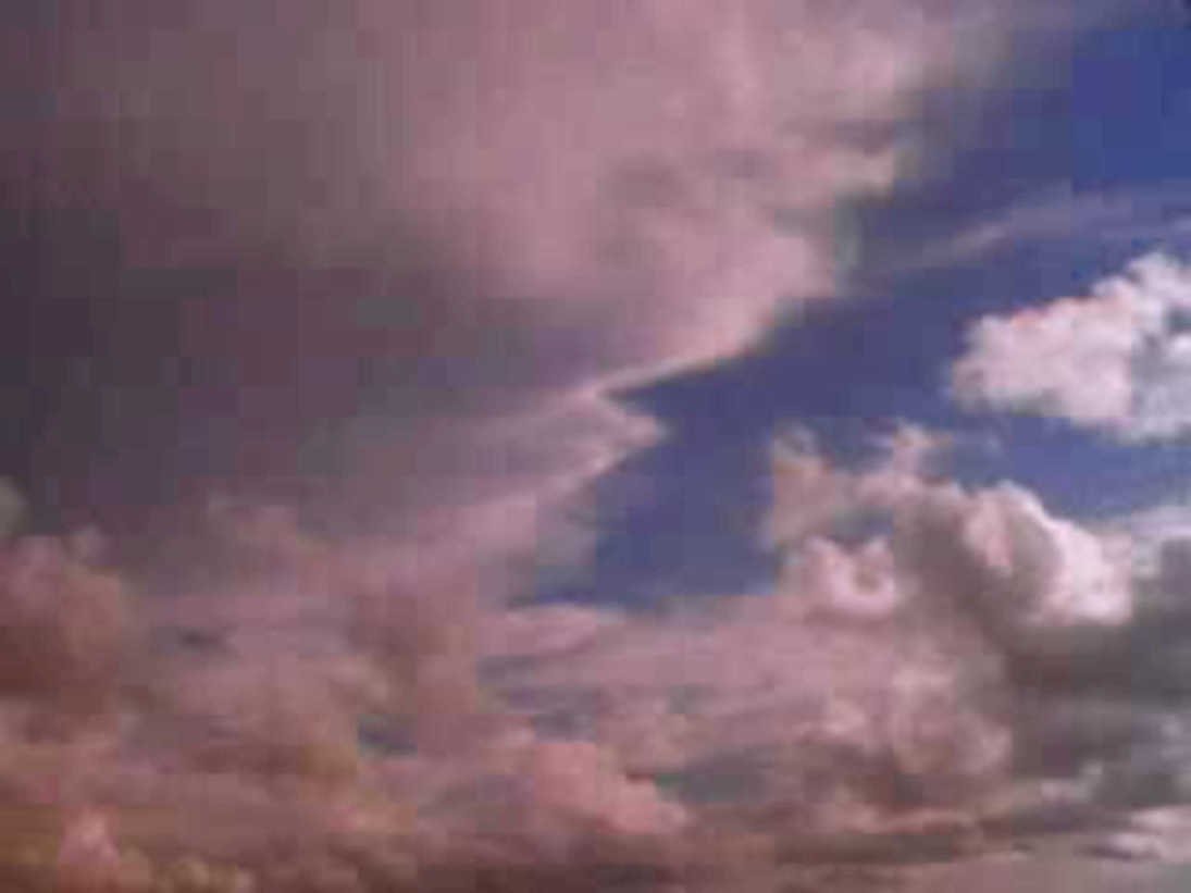 pink clouds sunset1980s 1990s A4 Photo Print