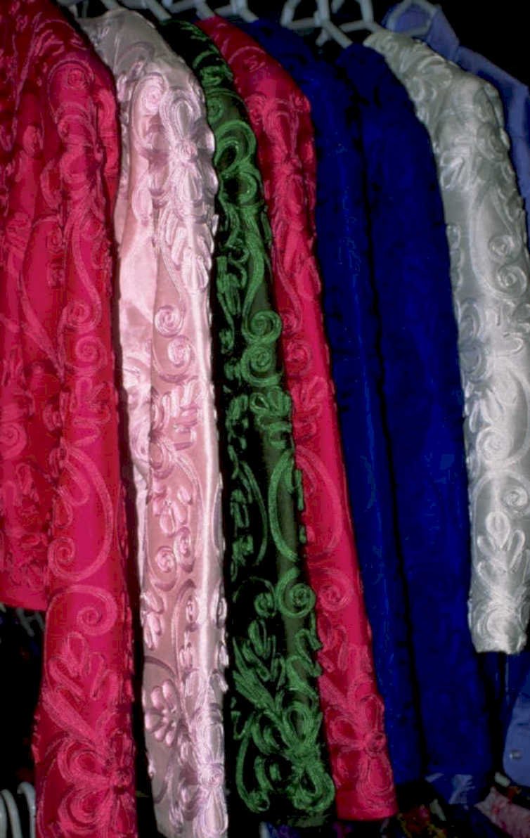 pink green dresses 1980s 1990s A4 Photo Print
