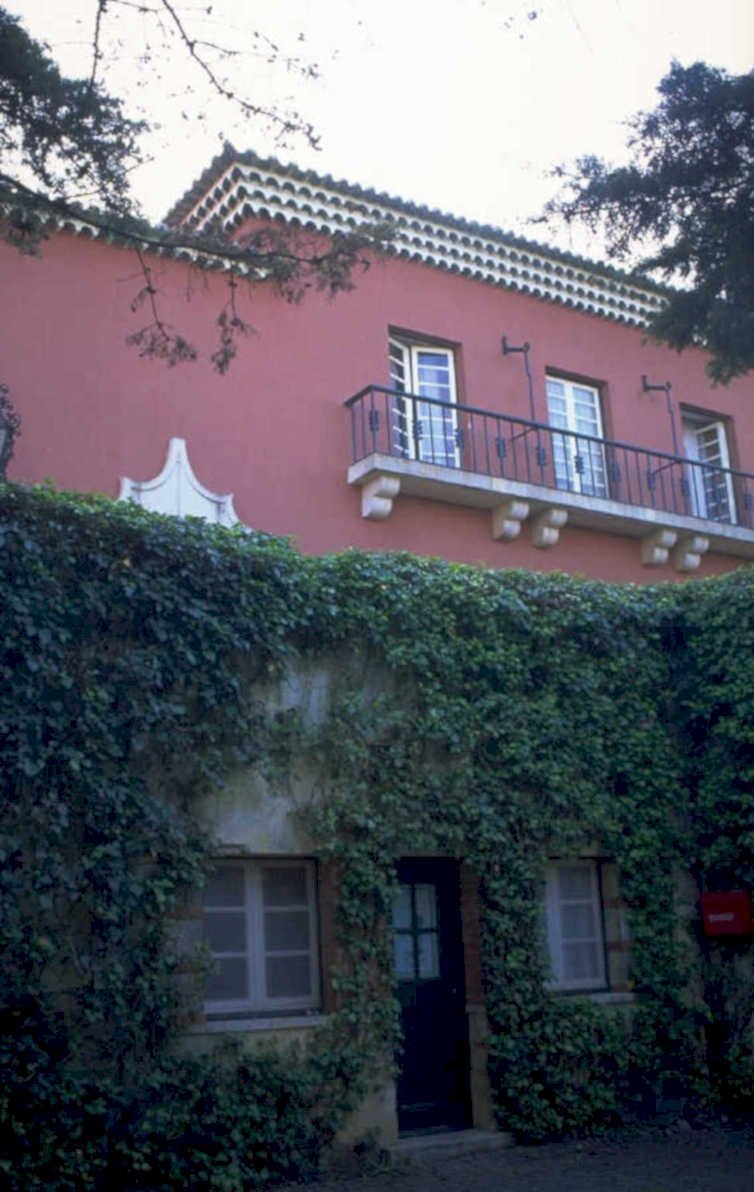 pink stucco building 1980s 1990s A4 Photo Print