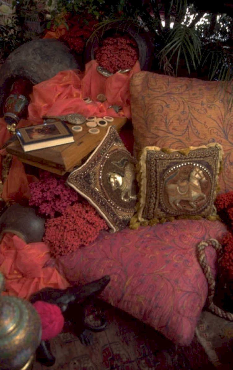 pink velvet sofa 1980s 1990s A4 Photo Print