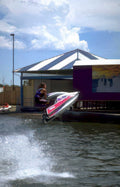 pink yamaha jet Vintage A4 Photo Print